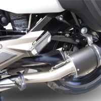 Escape compatible con Bmw K 1600 Gt 2010-2016, Furore Nero, Par de terminales de escape homologados, con db killer extraíbles y tubos de conexión específicos 