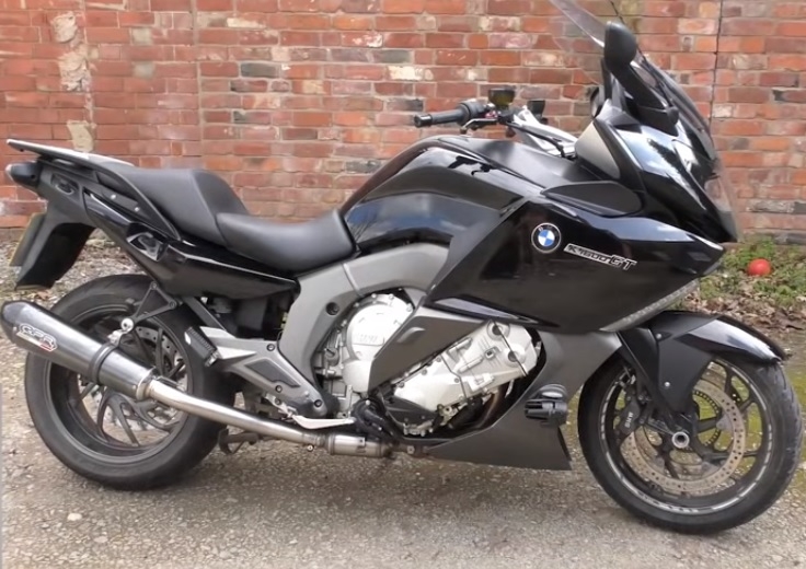 Escape compatible con Bmw K 1600 Gt 2017-2021, GP Evo4 Poppy, Par de terminales de escape homologados, con db killer extraíbles y tubos de conexión específicos 