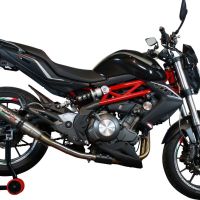 Escape compatible con Benelli Bn 302 S 2015-2016, Deeptone Inox, Escape legal, homologado, silenciador con db killer desmontable y tubo de conexión específico 