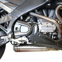 Escape compatible con Buell UlySseses Xb 12 X 2008-2011, Powercone Evo, Escape legal, homologado, silenciador con db killer desmontable y tubo de conexión específico 