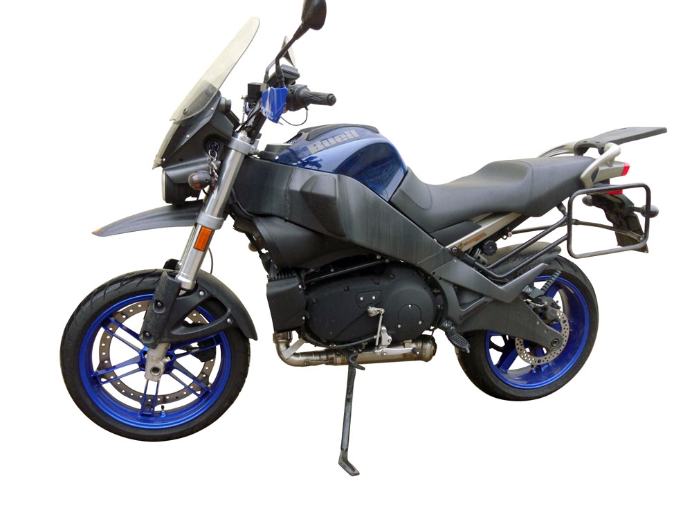 Escape compatible con Buell UlySseses Xb 12 X 2008-2011, Powercone Evo, Escape legal, homologado, silenciador con db killer desmontable y tubo de conexión específico 