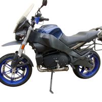 Escape compatible con Buell UlySseses Xb 12 X 2008-2011, Powercone Evo, Escape legal, homologado, silenciador con db killer desmontable y tubo de conexión específico 
