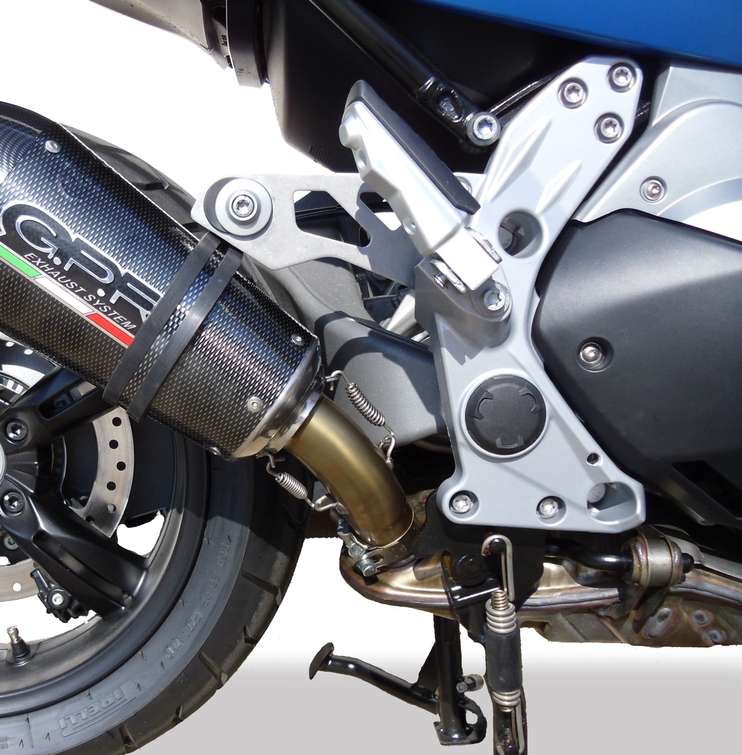 Escape compatible con Bmw C 600 Sport 2012-2016, Gpe Ann. Poppy, Escape legal, homologado, silenciador con db killer desmontable y tubo de conexión específico 