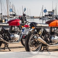 Escape compatible con Yamaha Xv 535 Virago 1981-2007, Ultracone Inox Cafè Racer, Silencioso homologado universal, con db killer desmontable sin tubo de conexión 