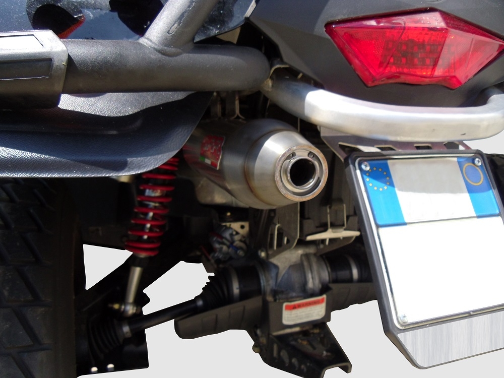 Escape compatible con Can Am Outlander 800 R short chassis 2013-2015, Deeptone Atv, Escape legal, homologado, silenciador con db killer desmontable y tubo de conexión específico 