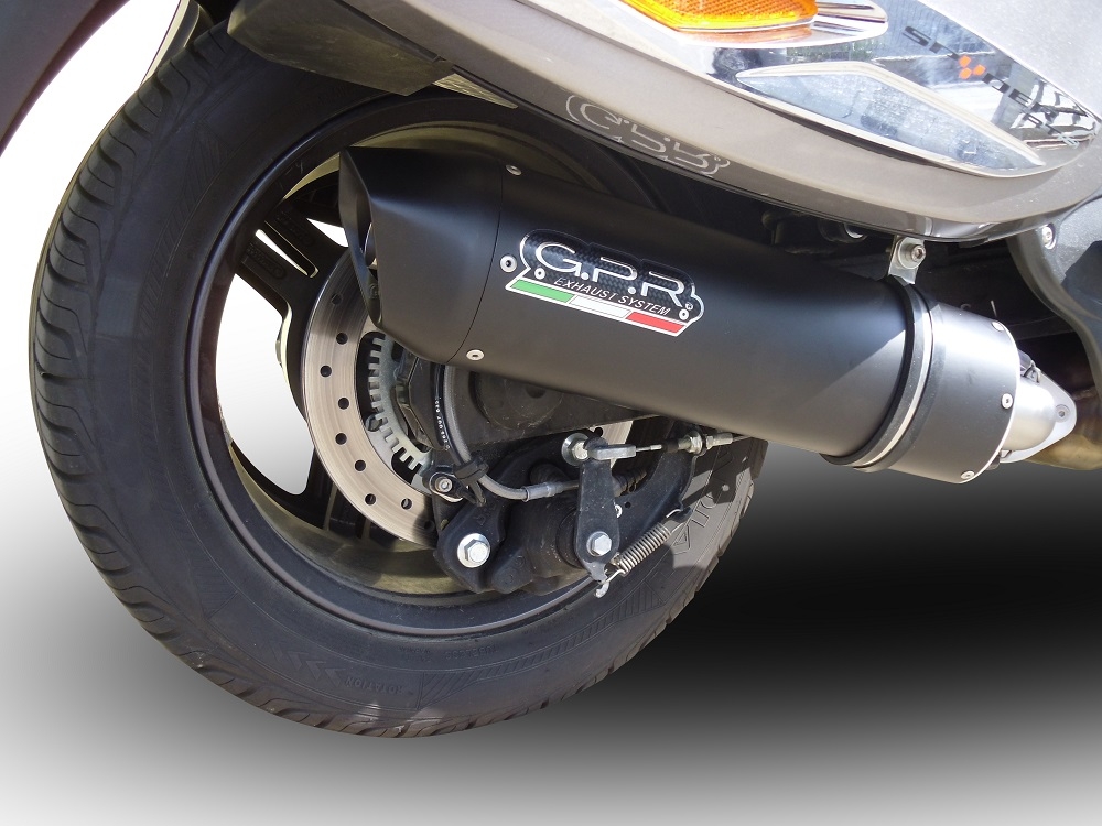 Escape compatible con Can Am Spyder 1000 Rs -RSs 2013-2016, Furore Nero, Escape legal, homologado, silenciador con db killer desmontable y tubo de conexión específico 