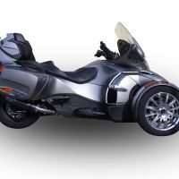 Escape compatible con Can Am Spyder 1000 RT 2013-2023, Gpe Ann. Poppy, Escape legal, homologado, silenciador con db killer desmontable y tubo de conexión específico 