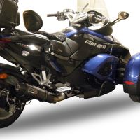 Escape compatible con Can Am Spyder 1000 Gs 2007-2009, Gpe Ann. Poppy, Escape legal, homologado, silenciador con db killer desmontable y tubo de conexión específico 