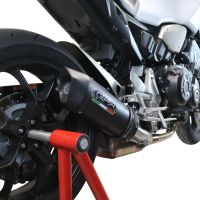 Escape compatible con Honda Cb 1000 R 2021-2024, Furore Nero, Escape racing, silenciador con tubo de conexion, articulo sin homologacion 