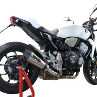 Escape compatible con Honda Cb 1000 R 2018-2020, Gpe Ann. titanium, Escape racing, silenciador con tubo de conexion, articulo sin homologacion 
