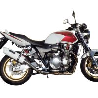 Escape compatible con Honda Cb 1300 2003-2012, Albus Ceramic, Escape legal, homologado, silenciador con db killer desmontable y tubo de conexión específico 
