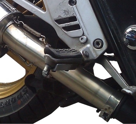 Escape compatible con Honda Cb 500 - S 1993-2005, Satinox , Escape legal, homologado, silenciador con db killer desmontable y tubo de conexión específico 
