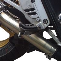 Escape compatible con Honda Cb 500 - S 1993-2005, Satinox , Escape legal, homologado, silenciador con db killer desmontable y tubo de conexión específico 