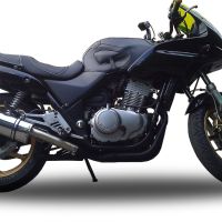 Escape compatible con Honda Cb 500 - S 1993-2005, Trioval, Escape legal, homologado, silenciador con db killer desmontable y tubo de conexión específico 