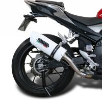 Escape compatible con Honda Cb 400 X 2016-2018, Albus Evo4, Escape legal, homologado, silenciador con db killer desmontable y tubo de conexión específico 