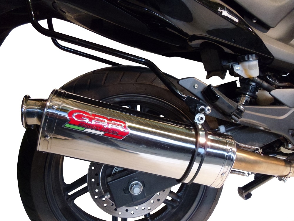 Escape compatible con Honda Cbf 1000 - ST 2010-2016, Trioval, Escape legal, homologado, silenciador con db killer desmontable y tubo de conexión específico 