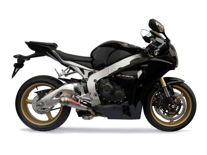 Escape compatible con Honda Cbr 1000 Rr 2008-2011, Powercone Evo, Escape legal, homologado, silenciador con db killer desmontable y tubo de conexión específico 