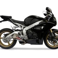 Escape compatible con Honda Cbr 1000 Rr 2008-2011, Powercone Evo, Escape legal, homologado, silenciador con db killer desmontable y tubo de conexión específico 