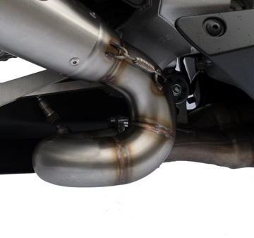 Escape compatible con Honda Cbr 1000 Rr 2008-2011, M3 Titanium Natural, Escape legal, homologado, silenciador con db killer desmontable y tubo de conexión específico 