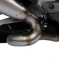Escape compatible con Honda Cbr 1000 Rr 2008-2011, M3 Titanium Natural, Escape legal, homologado, silenciador con db killer desmontable y tubo de conexión específico 
