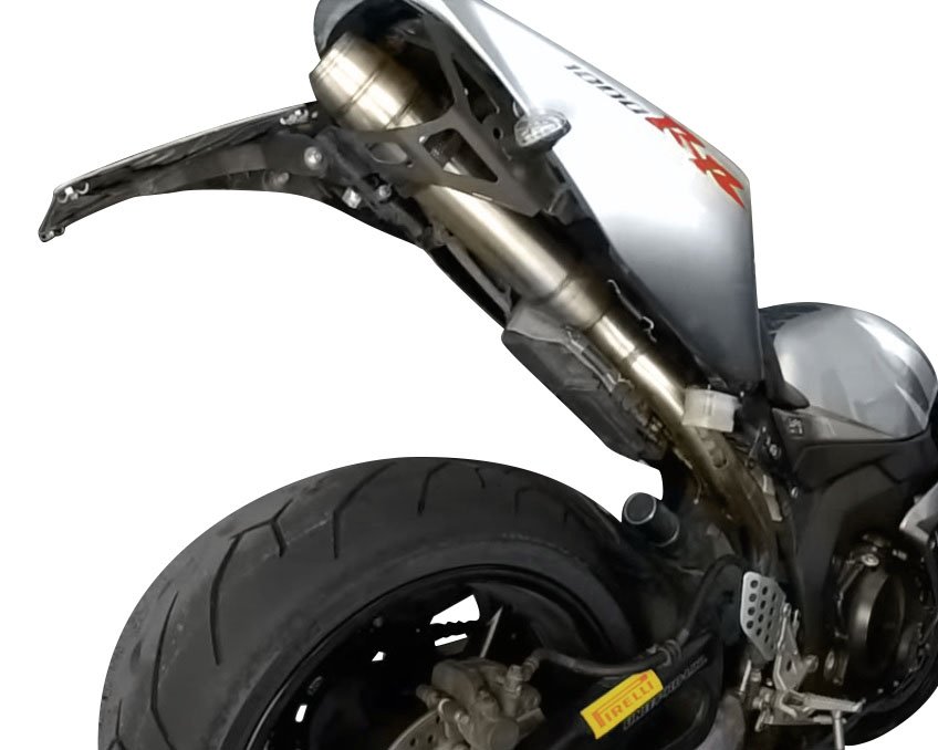Escape compatible con Honda Cbr 1000 Rr 2004-2007, Deeptone Inox, Escape legal, homologado, silenciador con db killer desmontable y tubo de conexión específico 