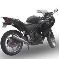 Escape compatible con Honda Cbr 250 R 2010-2014, Deeptone Inox, Escape legal, homologado, silenciador con db killer desmontable y tubo de conexión específico 