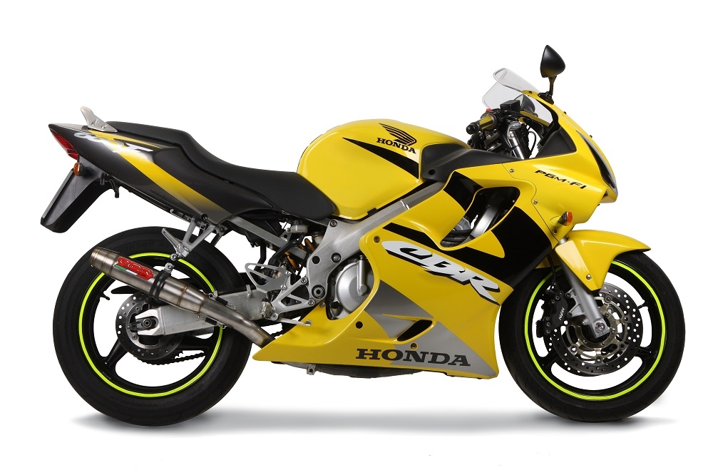 Escape compatible con Honda Cbr 600 F - Sport 2001-2007, Deeptone Inox, Escape legal, homologado, silenciador con db killer desmontable y tubo de conexión específico 