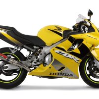 Escape compatible con Honda Cbr 600 F - Sport 2001-2007, Deeptone Inox, Escape legal, homologado, silenciador con db killer desmontable y tubo de conexión específico 