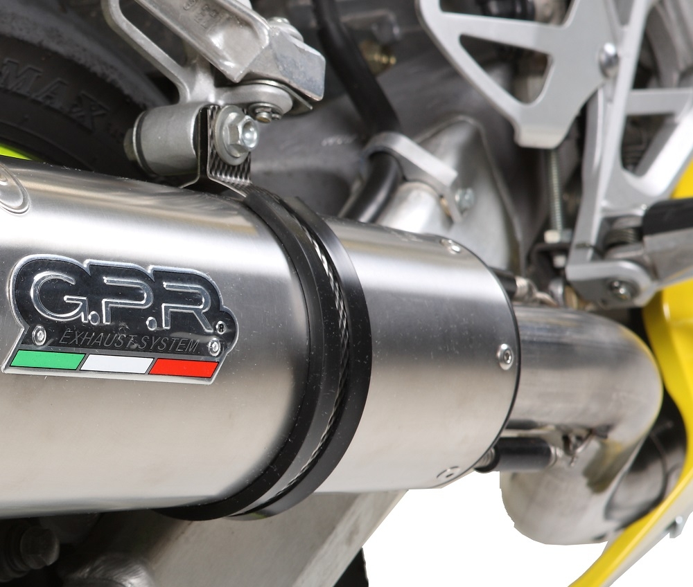 Escape compatible con Honda Cbr 600 F - Sport 2001-2007, M3 Titanium Natural, Escape legal, homologado, silenciador con db killer desmontable y tubo de conexión específico 