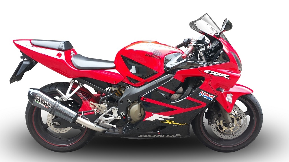 Escape compatible con Honda Cbr 600 F - Sport 2001-2007, Gpe Ann. Poppy, Escape legal, homologado, silenciador con db killer desmontable y tubo de conexión específico 