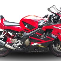 Escape compatible con Honda Cbr 600 F - Sport 2001-2007, Gpe Ann. Poppy, Escape legal, homologado, silenciador con db killer desmontable y tubo de conexión específico 