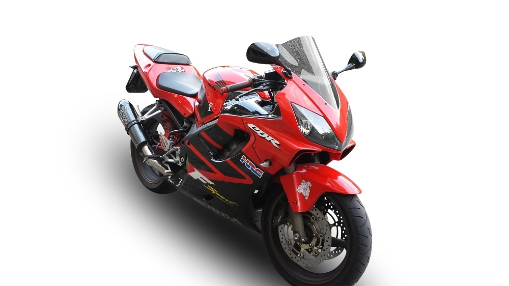 Escape compatible con Honda Cbr 600 F - Sport 2001-2007, Gpe Ann. Poppy, Escape legal, homologado, silenciador con db killer desmontable y tubo de conexión específico 