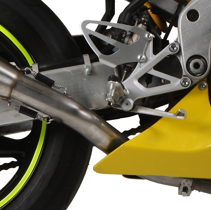 Escape compatible con Honda Cbr 600 F - Sport 2001-2007, M3 Poppy , Escape legal, homologado, silenciador con db killer desmontable y tubo de conexión específico 