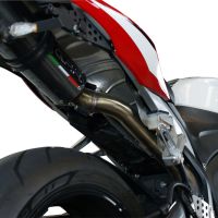 Escape compatible con Honda Cbr 600 Rr 2005-2006, Tiburon Titanium, Escape legal, homologado, silenciador con db killer desmontable y tubo de conexión específico 