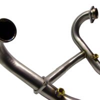 Escape compatible con Bmw R 1200 Gs -Adventure 2005-2010, Decatalizzatore, Tubo supresor de catalizador 