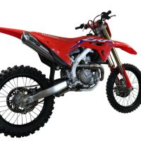 Escape compatible con Honda Crf 450 R-RX 2021-2025, Pentacross FULL Titanium, Escape completo racing, incluyendo colector y db killer desmontable, sin homologación 