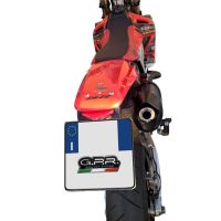 Escape compatible con Honda Crf 450 R-RX 2004-2004, Furore Nero, Escape legal, homologado, silenciador con db killer desmontable y tubo de conexión específico 
