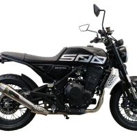 Escape compatible con Brixton CroSsfire 500 X 2022-2023, Ultracone, Escape legal, homologado, silenciador con db killer desmontable y tubo de conexión específico 