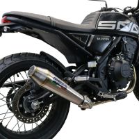 Escape compatible con Brixton CroSsfire 500 X 2022-2023, Ultracone, Escape legal, homologado, silenciador con db killer desmontable y tubo de conexión específico 
