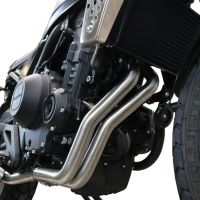 Escape compatible con Brixton CroSsfire 500 X 2022-2023, Decatalizzatore, Tubo supresor de catalizador 