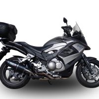 Escape compatible con Honda Vfr 800 X Crossrunner 800 2011-2014, Furore Nero, Escape legal, homologado, silenciador con db killer desmontable y tubo de conexión específico 