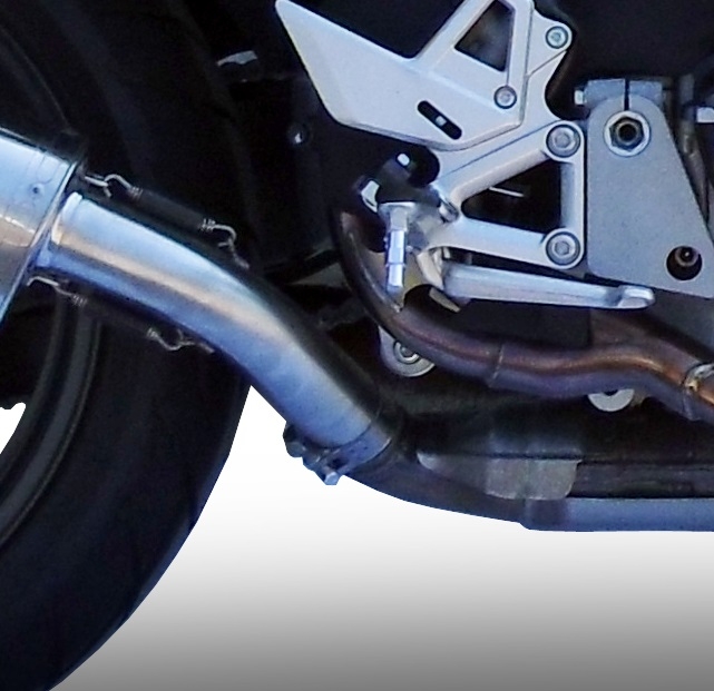Escape compatible con Honda Vfr 800 X Crossrunner 800 2011-2014, Powercone Evo, Escape legal, homologado, silenciador con db killer desmontable y tubo de conexión específico 