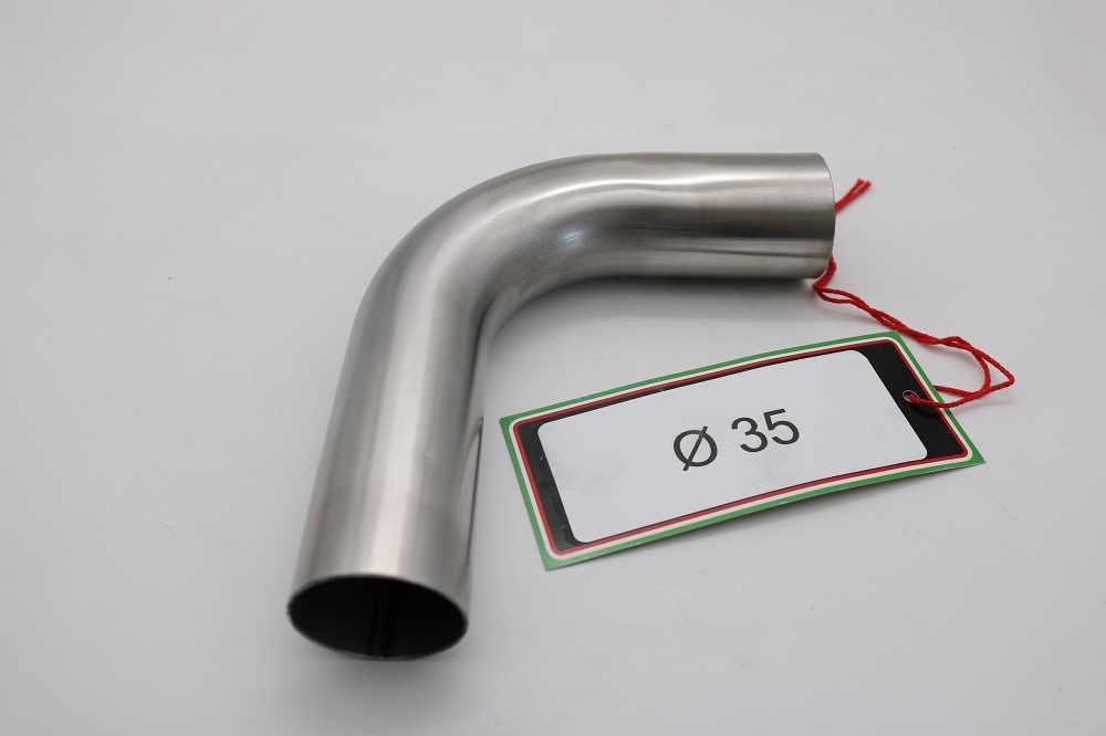 Escape compatible con Cafè Racer Cafè Racer 1980-2021, Curva inox - Inox Curve Diam 38, Curva Diam.38 