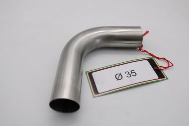 Escape compatible con Cafè Racer Cafè Racer 1980-2021, Curva inox - Inox Curve Diam 45, Curva Diam.35 