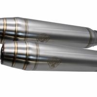 Escape compatible con Cafè Racer Cafè Racer 1980-2021, Deeptone Inox Cafè Racer, Silenciador Racing para adaptar al colector original, se suministra con db killer extraíble 