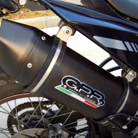 Escape compatible con Derbi Terra 125 R -Adventure 2007-2011, Furore Nero, Escape legal, homologado, silenciador con db killer desmontable y tubo de conexión específico 