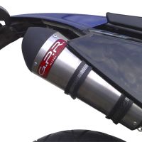 Escape compatible con Derbi Senda 125 R-SM -SENDA Baja 2004-2012, Gpe Ann. titanium, Escape legal, homologado, silenciador con db killer desmontable y tubo de conexión específico 