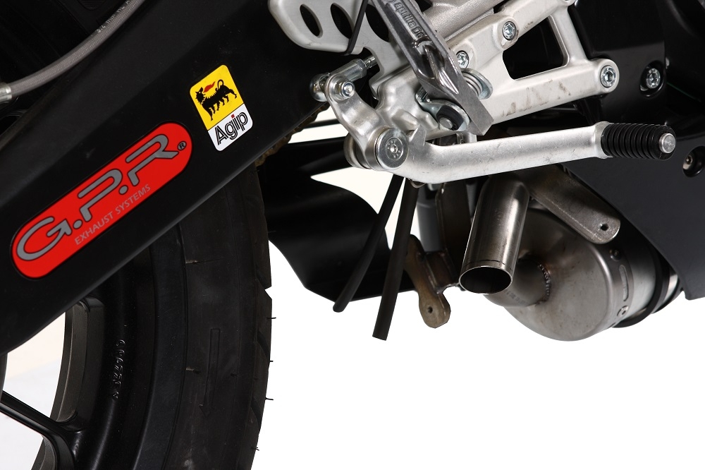 Escape compatible con Derbi Gpr 125 2009-2010, Alluminio Ghost, Escape completo homologado y legal,con catalizador incluido db killer extraíble 