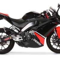Escape compatible con Derbi Gpr 125 2009-2010, Alluminio Ghost, Escape completo homologado y legal,con catalizador incluido db killer extraíble 