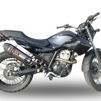 Escape compatible con Derbi Mulhacèn 2006-2011, Gpe Ann. titanium, Escape legal, homologado, silenciador con db killer desmontable y tubo de conexión específico 
